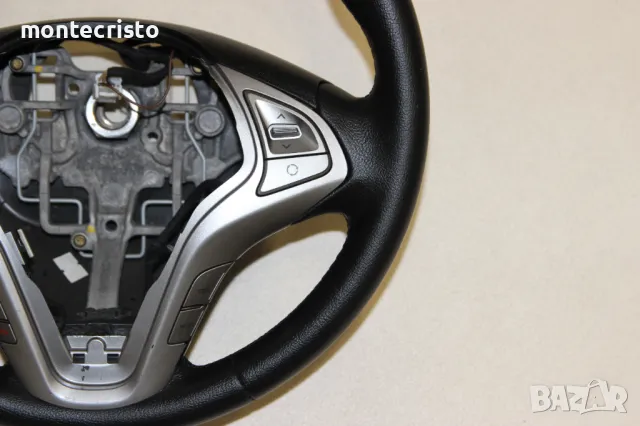 👌Безупречен Кожен волан Hyundai ix20 (2010-2015г.) мултифункционален Хюндай IX 20, снимка 4 - Части - 49900073