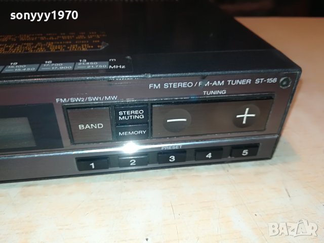 🛑sony time-sony st-158 made in japan 1709221846, снимка 5 - Ресийвъри, усилватели, смесителни пултове - 38032670
