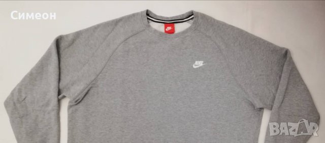Nike AW77 Sweatshirt оригинално горнище 2XL Найк памучен спорт суичър, снимка 2 - Спортни дрехи, екипи - 37915933