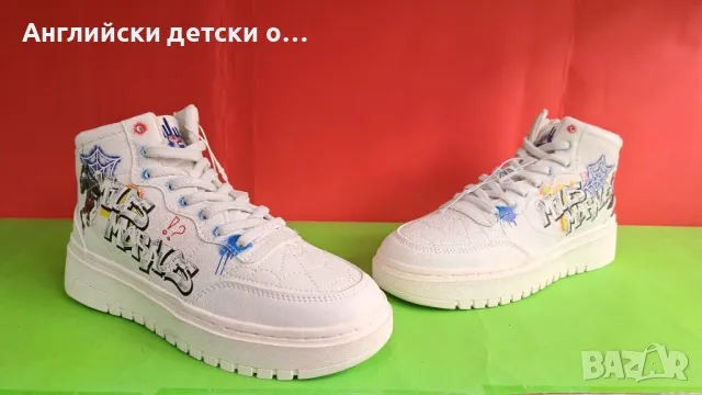 Английски детски кецове -Spiderman,Zara, снимка 4 - Детски обувки - 49784677