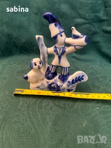 Порцеланови руски фигури/статуетки Гжел (Гжель), снимка 7 - Други ценни предмети - 52038342
