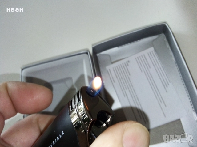 Рекламна запалка,метална,нова в кутия, снимка 3 - Запалки - 52921666