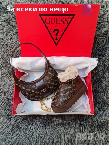 Guess Дамски Зимни Топли И Меки Боти Гес - Налични Различни Цветове Код SK586