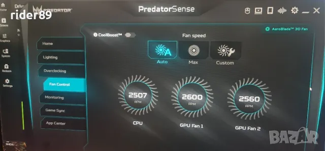 Predator 300hz / i7 10750h / rtx 2070 super, снимка 5 - Лаптопи за игри - 49322954