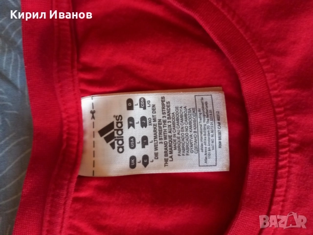Оригинална тениска на Великобритания от Олимпийските игри, Адидас, L, снимка 6 - Тениски - 51932408