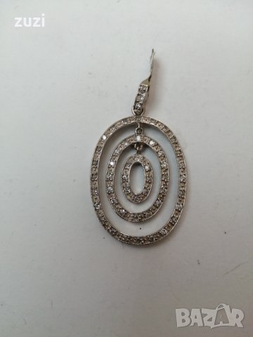 Сребърен комплект с цирконий, сребро проба 925 , снимка 4 - Обеци - 38341507