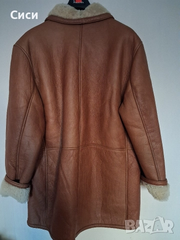 Мъжка шуба овча естествена кожа , снимка 3 - Други - 52965030