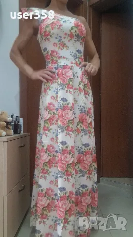 Елегантна рокля на цветя