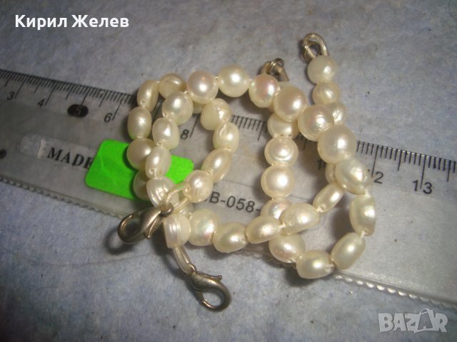 ДВЕ СТАРИ БЕЛ ЕПОК СКЪПОЦЕННИ ПЕРЛЕНИ ГРИВНИ ЕСТЕСТВЕНИ ПЕРЛИ 83571, снимка 10 - Антикварни и старинни предмети - 37793492