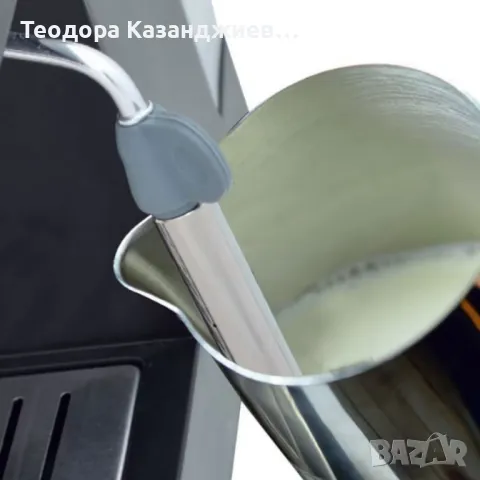 Еспресо кафемашина, 850W, Сив/Черен, снимка 3 - Кафемашини - 48728520