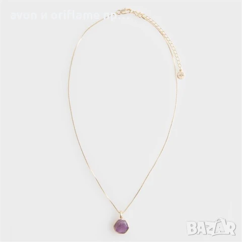 AVON комплект луксозни бижута Seren, аметист, снимка 3 - Бижутерийни комплекти - 51405665