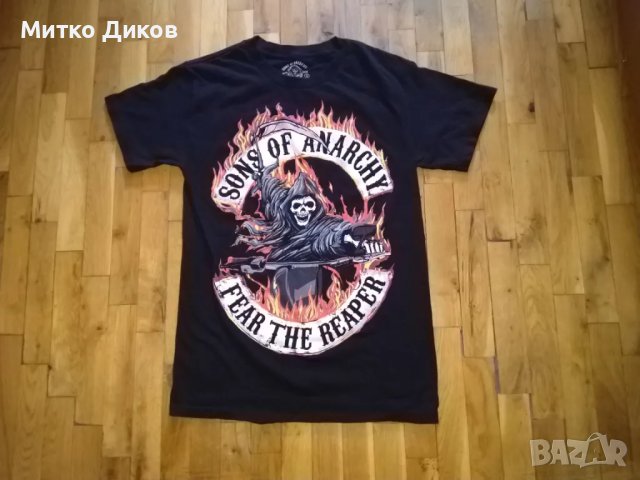 Sons of anarchy Road Gear Fear bthe reaper тениска размер С
