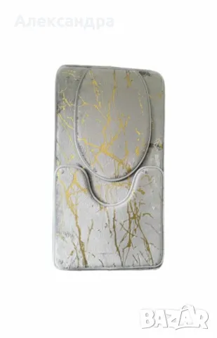 Комплект от 3 неплъзгащи се килимчета,мраморна визия, снимка 5 - Други - 49203496