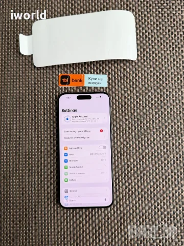 100% Батерия  iPhone 15 PRO MAX ❗️Лизинг от 29€/мес ❗️256Gb Black Titanium❗️черен  ⛔️КАТО НОВ❗️, снимка 11 - Apple iPhone - 56209324