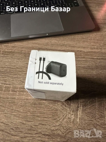 Нов Комплект зарядно с USB C кабел за телефон и таблет UK Адаптер за зареждане