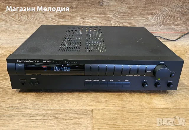 Ресивър Harman/Kardon HK3450 – Американска аудиофилска класика за ценители, снимка 2 - Ресийвъри, усилватели, смесителни пултове - 56268394