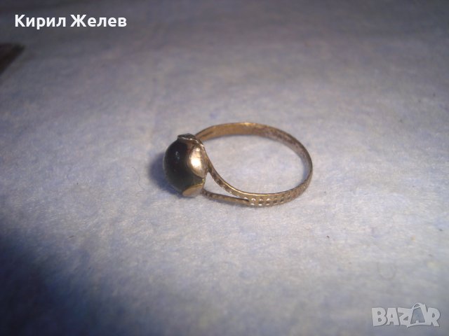 СТАР РЕТРО ВИНТИДЖ ФИН АРТ ДЕКО СТИЛ МЕСИНГОВ ПРЪСТЕН 21711, снимка 5 - Антикварни и старинни предмети - 37412654