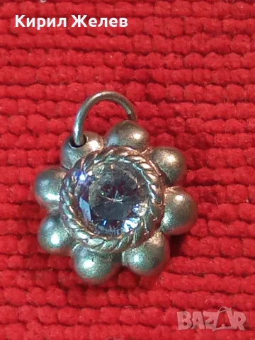 СТАР СКЪПОЦЕНЕН СРЕБЪРЕН ПЕНДАНТ МЕДАЛЬОНЧЕ СРЕБРО ВИСОКА ПРОБА с ЮВЕЛИРНО ФАСЕТИРАН ЦИРКОН 25905, снимка 13 - Антикварни и старинни предмети - 49682440