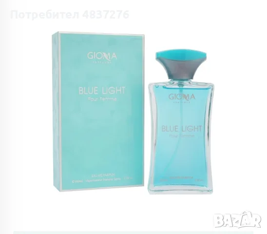 GIOMA Blue Light Pour Femme – Eau de Parfum 100 ml Свеж, сияен и енергичен аромат с усещане за лято