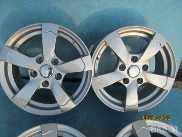 Алуминиеви джанти 5 x 114,3 mm. 15 цола за за Toyota, Hyundai ,Nissan,Mazda,Kia, Renault , снимка 3 - Гуми и джанти - 54168760