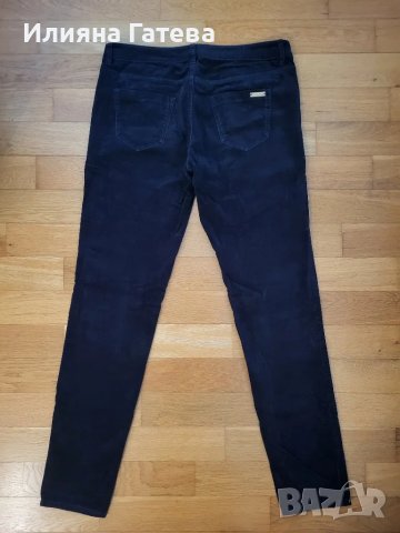 Дамски джинсов панталон Massimo dutti р-р М в тъмносиньо, снимка 3 - Панталони - 47882291