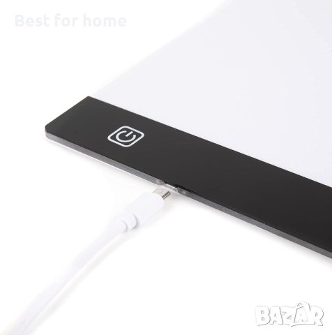 Coolzon LED светлинна дъска за копиране, A4 Осветителна кутия за очертаване, снимка 6 - Други - 42822431
