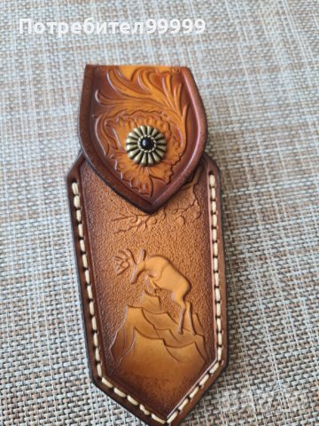  Сгъваем нож от дамаска стомана , снимка 8 - Ножове - 42277487