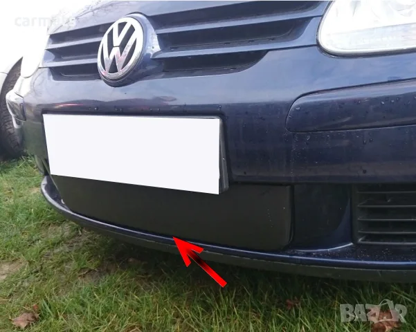 Зимен дефлектор (протектор) за решетка HЕКО за VW Golf 5 (2004–2008) - down