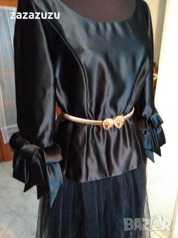 FRANK USNER - UK / Официална черна дамска блуза - лимитирана серия, снимка 1 - Рокли - 30708164