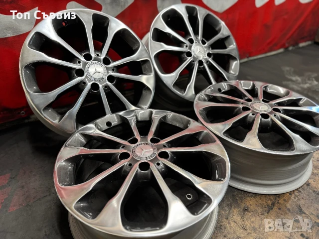Алуминиеви джанти за Мерцедес, 17 цола, 5x112, снимка 2 - Гуми и джанти - 50950859
