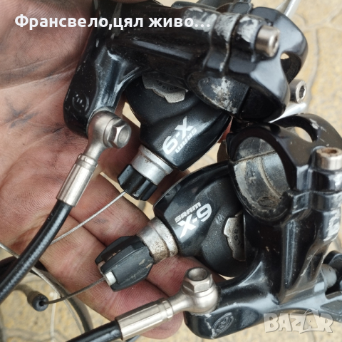 Комплект хидравлични спирачки за велосипед колело с команди 27 скорости , снимка 5 - Части за велосипеди - 44551858