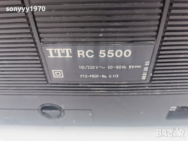 ITT RC 5500 ВНОС SWISS 1209261512L4, снимка 15 - Радиокасетофони, транзистори - 56041229