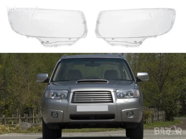 Стъкла за фарове на Subaru Forester SG Facelift (2005-2008), снимка 2 - Части - 49806977