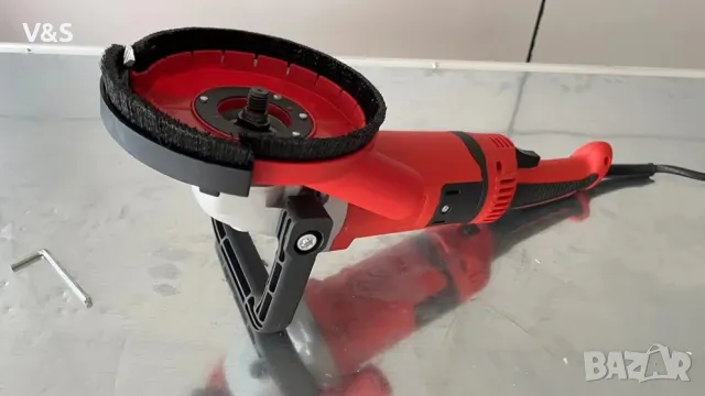 Смукателен капак Aidelife за ъглошлайф 115/125 мм + колело с диамантена чаша 125 мм x 22,2 мм за бет, снимка 9 - Други инструменти - 49182747