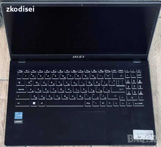 Лаптоп MSI - MS15HI, снимка 2 - Лаптопи за работа - 54293826