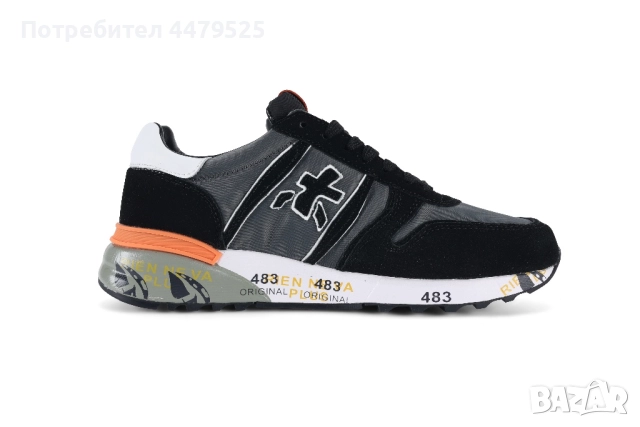 Нови мъжки маратонки с кутия PREMIATA grey, снимка 4 - Маратонки - 51736900