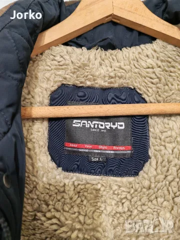 Мъжко зимно яке SANTORYO, снимка 2 - Якета - 56516377