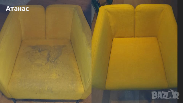 Почистване ПРАНЕ-ТУПВАНЕ с Rainbow, снимка 11 - Пране на мека мебел и дивани - 19854811