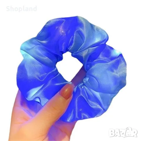 Скрънчи за коса с LED светлини, снимка 4 - Шноли, диадеми, ленти - 48547912