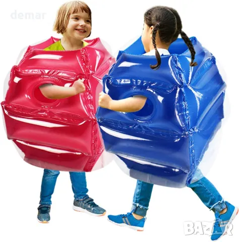 ZHUYNXIR 2 броя детски надуваеми сумо топки, 3+ години, размер - M:60 см, снимка 5 - Други - 49404912