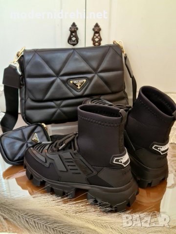 Дамска чанта и боти Prada код 82, снимка 1 - Дамски ежедневни обувки - 35184443