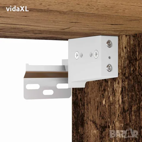 vidaXL Висок шкаф 2 бр. Старо дърво 69,5 x 34 x 180 см, снимка 10 - Бюфети - 56147040