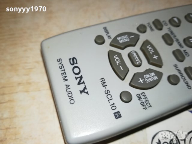 SONY RM-SCL10 AUDIO REMOTE 1110231910, снимка 6 - Ресийвъри, усилватели, смесителни пултове - 42525908