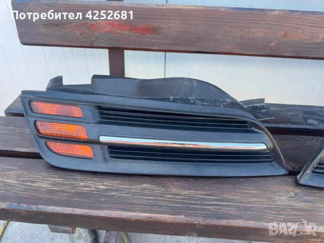 Комплект решетки за предна броня с мигачи за нисан микра , снимка 2 - Части - 50905620