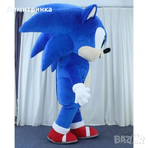 Надуваем костюм -Соник