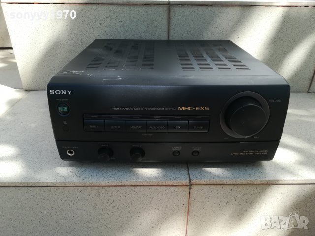 SONY TA-EX5 MADE IN JAPAN 0809211702, снимка 14 - Ресийвъри, усилватели, смесителни пултове - 34068426