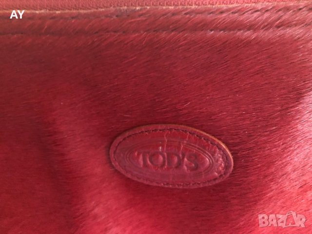 Дамска чанта естествена кожа и косъм от пони TOD’S, снимка 9 - Чанти - 33792635