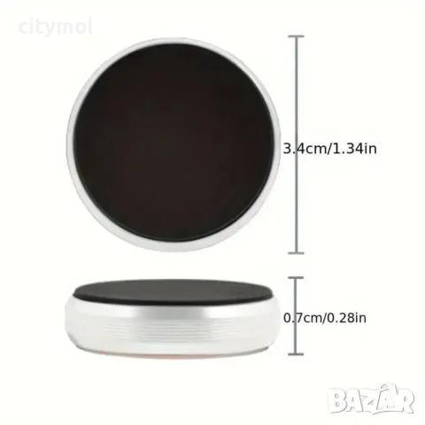 Самозалепваща се магнитна стойка за кола, кръгла, снимка 6 - Аксесоари и консумативи - 48298978