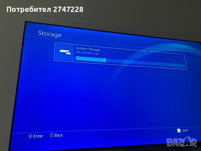 ХАКНАТ PS4 1TB ПРОФИЛАКТИРАН , снимка 8 - PlayStation конзоли - 56528183