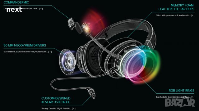 Bluetooth, жични Слушалки Gaming Creative SXFI Gamer, снимка 13 - Слушалки за компютър - 40035840